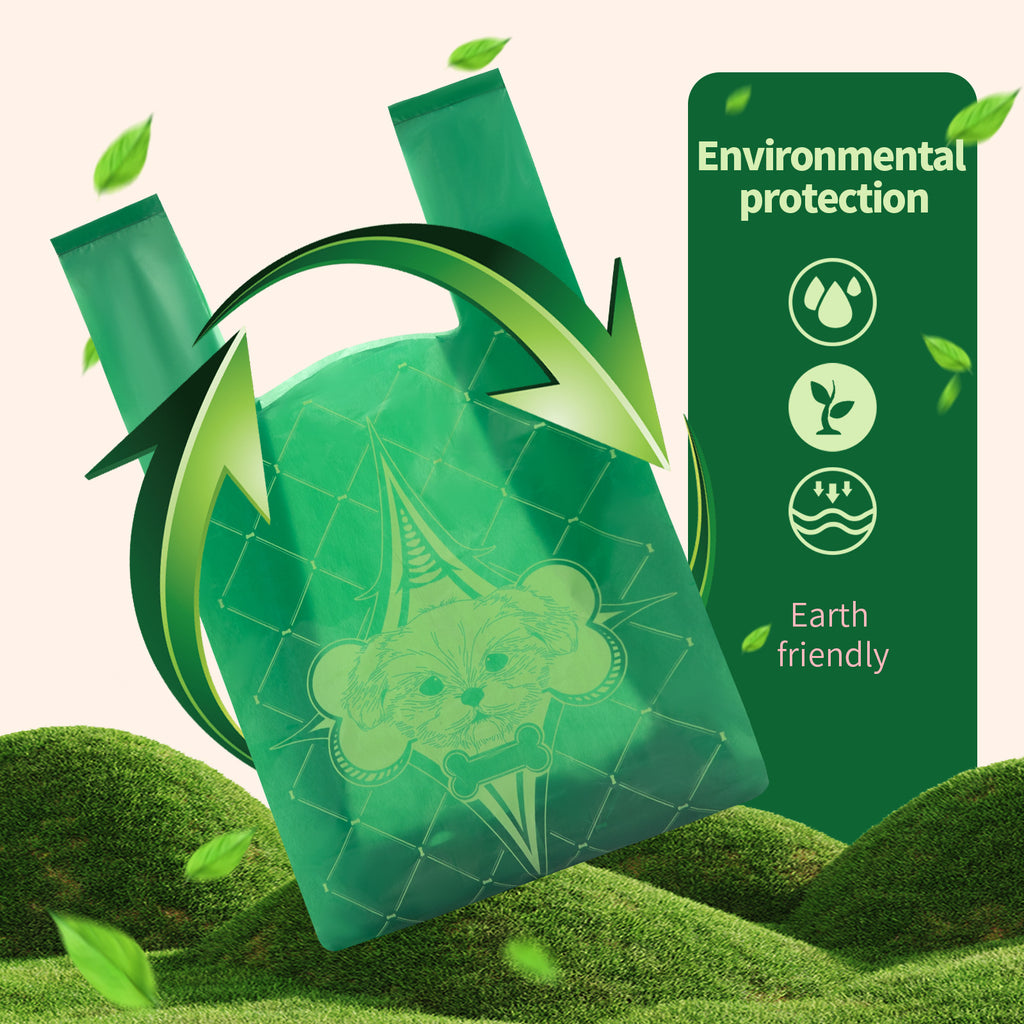 Dog Poo Bags | Tuff Pets Strong Plant Based 100% Compostable Poop Bags w/Handles