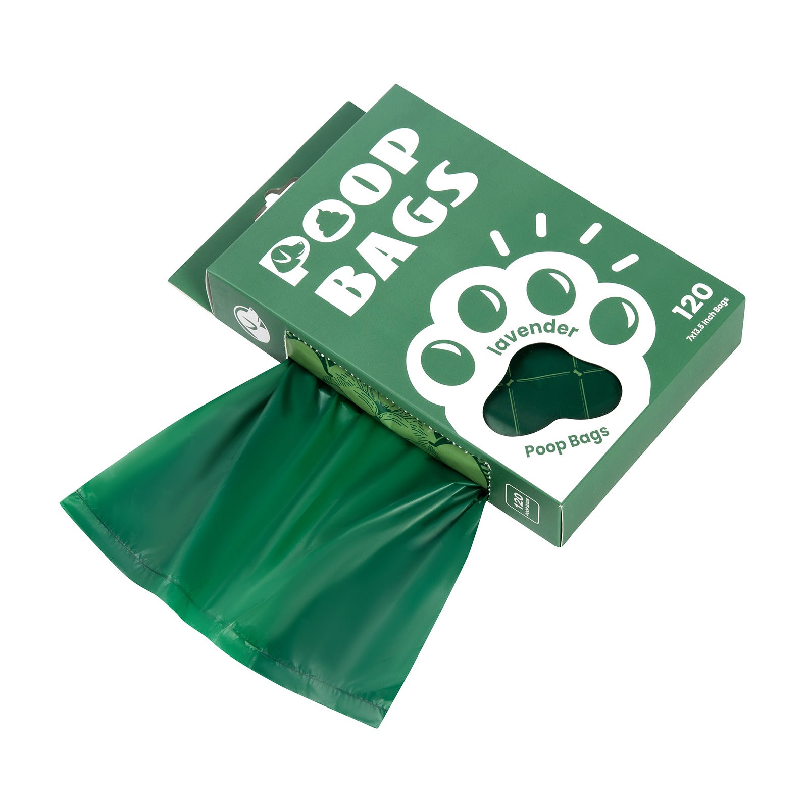 Dog Poo Bags | Tuff Pets Strong Plant Based 100% Compostable Poop Bags w/Handles