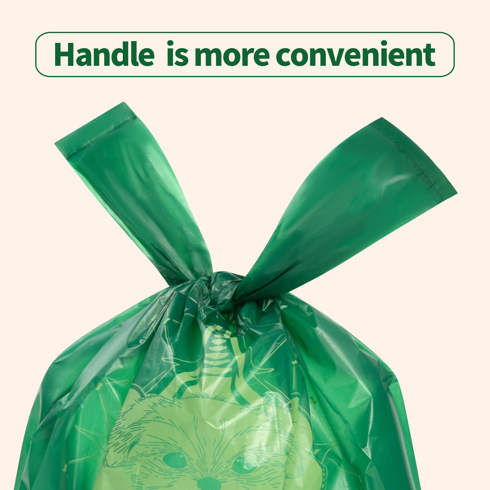 Dog Poo Bags | Tuff Pets Strong Plant Based 100% Compostable Poop Bags w/Handles