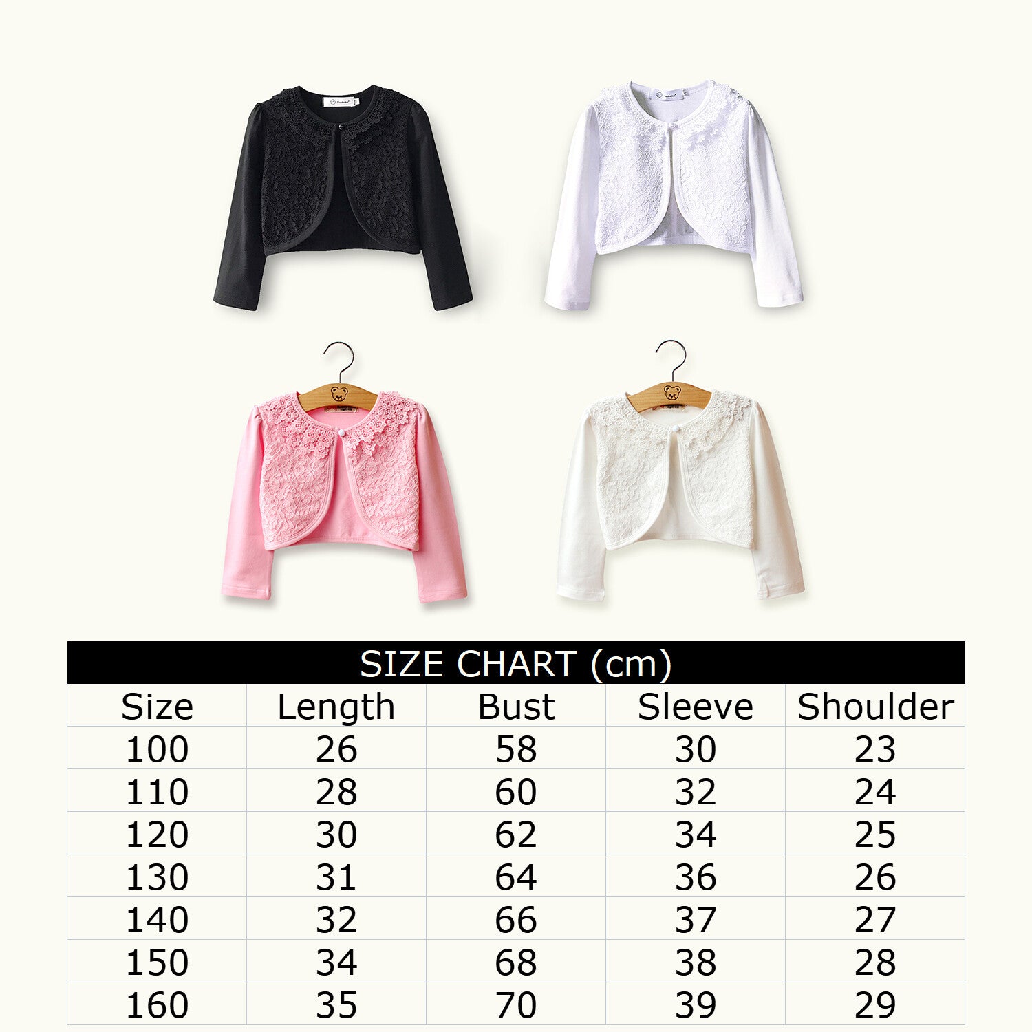 Toddler Kids Baby Little Girls Lace Princess Bolero Cardigan Shrug Top Clothes