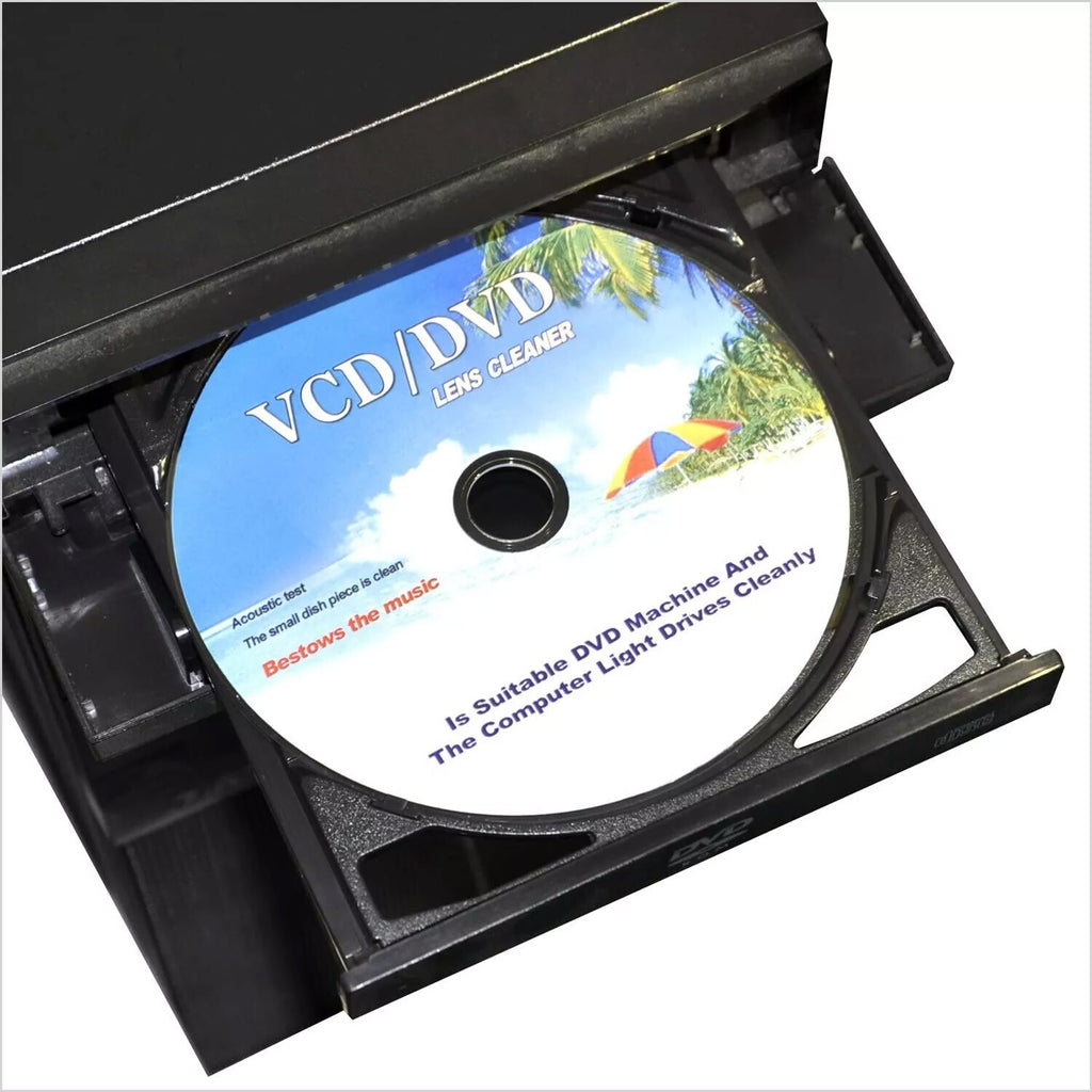 DVD CD Lens Cleaner Disc Kit with Cleaning Fluid for Player Computer Drive