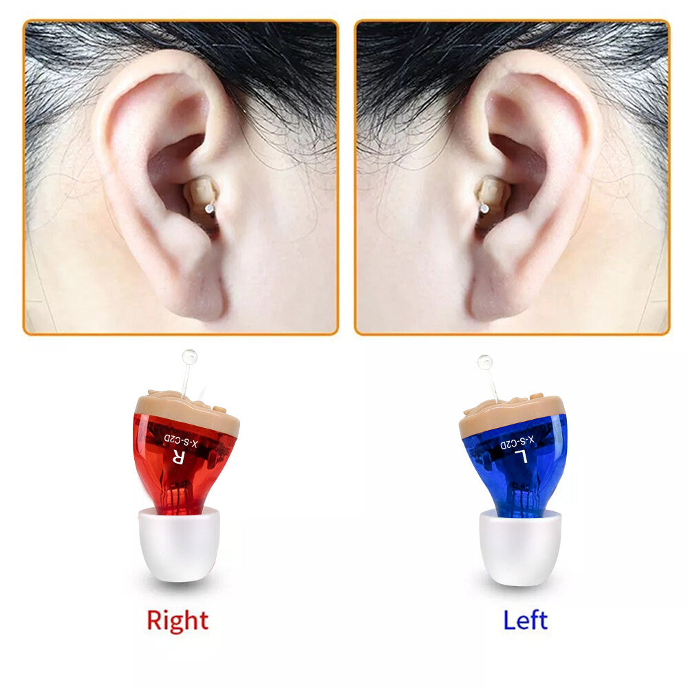MiNi Hearing Aids Digital Small Invisible In-Ears Sound Voice Amplifier Enhancer